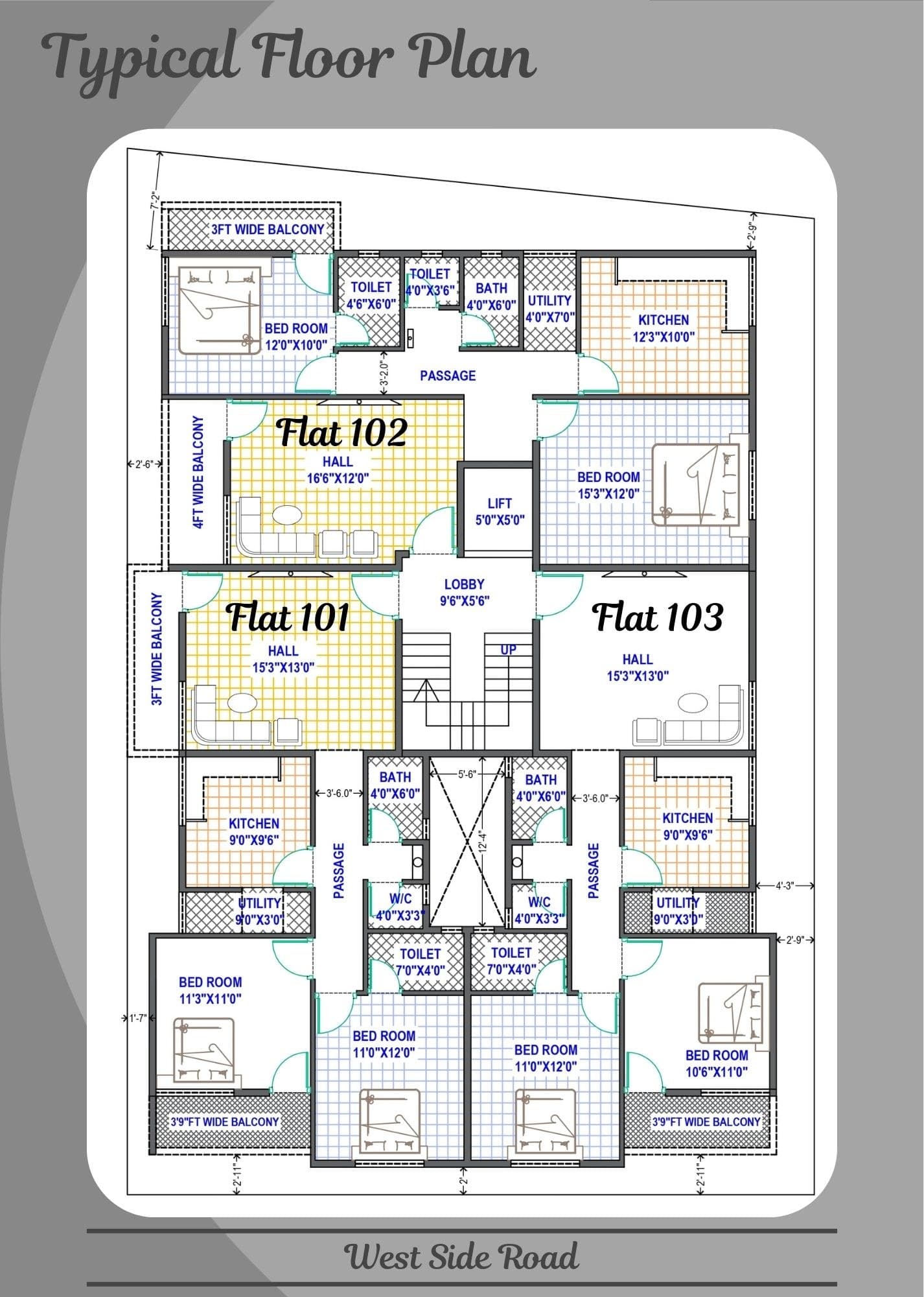 Typical floor plan